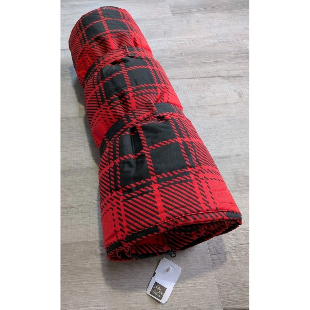 Kids Wonder & Wise Lumberjack Plaid Sleeping Bag Adventure Camping NWT